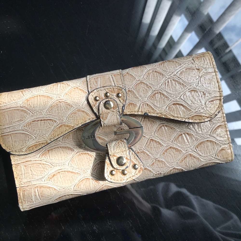 Guess snakeskin wallet